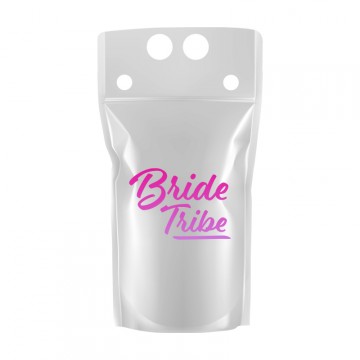 16 oz Custom Drink Pouch with Straw