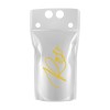 16 oz Custom Drink Pouch with Straw