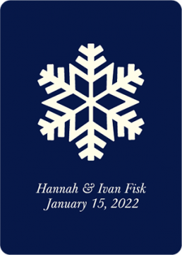 Snowflake Custom Cards