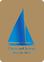 Sailboat Custom Wedding Cards