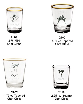 Personalized Shot Glasses Personalized Wedding Shot Glasses As