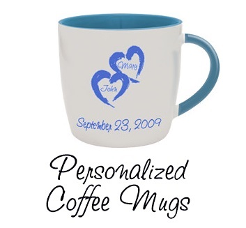 Personalized Wedding Ceramic Mugs